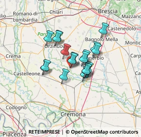 Mappa QUINZANO D'OGLIO Piazza IV Novembre, 25027 Quinzano d'Oglio BS, Italia (8.84667)