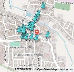 Mappa Via Canonica, 25027 Quinzano d'Oglio BS, Italia (0.1755)