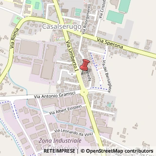 Mappa Via Umberto I, 115/N, 35020 Casalserugo, Padova (Veneto)