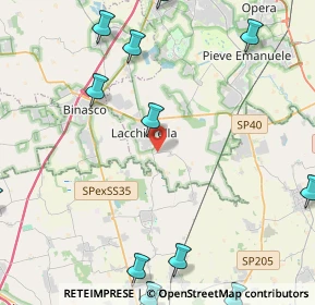 Mappa Strada Comunale Lacchiarella Casirate Olona, 20084 Lacchiarella MI, Italia (6.885)