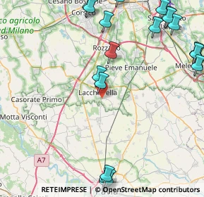 Mappa Strada Comunale Lacchiarella Casirate Olona, 20084 Lacchiarella MI, Italia (12.043)