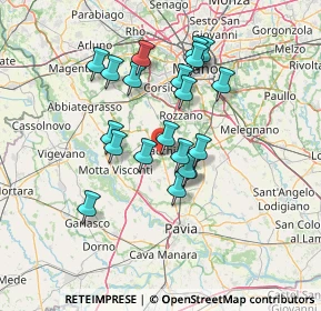 Mappa Via Giacomo Puccini, 20080 Casarile MI, Italia (11.7855)