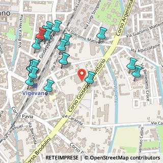 Mappa Corso G. di Vittorio, 27029 Vigevano PV, Italia (0.295)