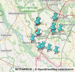 Mappa Via Giacomo Matteotti, 27022 Casorate Primo PV, Italia (6.20933)