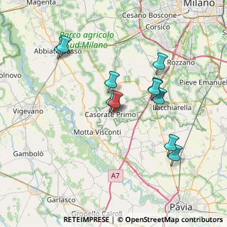 Mappa Via Giacomo Matteotti, 27022 Casorate Primo PV, Italia (6.97545)