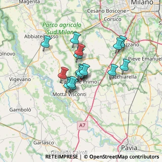 Mappa Via Giacomo Matteotti, 27022 Casorate Primo PV, Italia (4.86125)