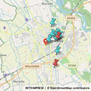 Mappa Via Luigi Casale, 27029 Vigevano PV, Italia (1.22182)