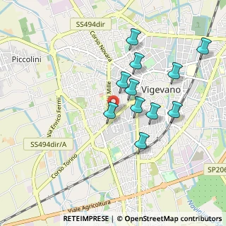 Mappa Via Luigi Casale, 27029 Vigevano PV, Italia (0.85273)