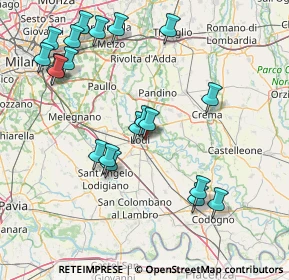 Mappa Via Filippo Terzaghi, 26900 Lodi LO, Italia (17.554)