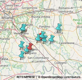 Mappa Via Filippo Terzaghi, 26900 Lodi LO, Italia (11.67909)