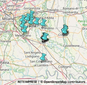 Mappa Via Agostino Bassi, 26900 Lodi LO, Italia (11.56895)