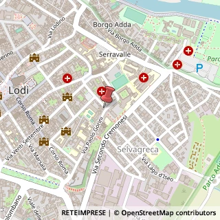 Mappa Via Paolo Gorini, 55, 26900 Lodi, Lodi (Lombardia)