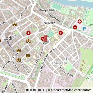 Mappa Via Agostino Bassi, 3, 26900 Lodi, Lodi (Lombardia)