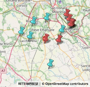 Mappa Via Brallo, 27010 Siziano PV, Italia (8.00294)