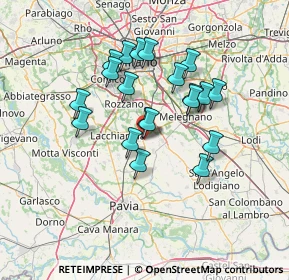 Mappa Via Brallo, 27010 Siziano PV, Italia (11.744)