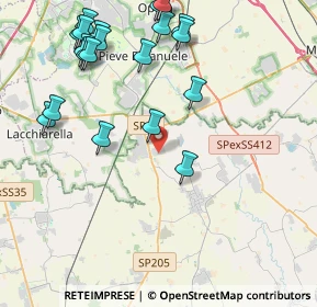 Mappa Via Brallo, 27010 Siziano PV, Italia (4.9775)