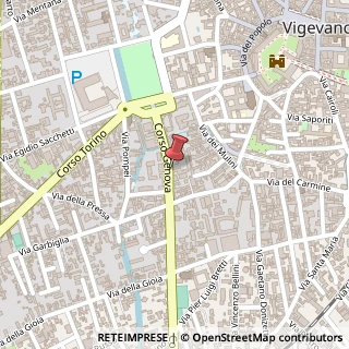 Mappa Corso Genova, 12, 27029 Vigevano, Pavia (Lombardia)