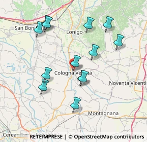 Mappa Via Groppeale, 37044 Cologna Veneta VR, Italia (7.39538)