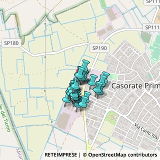 Mappa Via dell'Industria, 27022 Casorate Primo PV, Italia (0.25357)