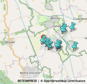 Mappa Via dell'Industria, 27022 Casorate Primo PV, Italia (1.43)