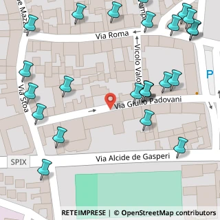 Mappa Via De Gasperi, 25027 Quinzano d'Oglio BS, Italia (0.07917)