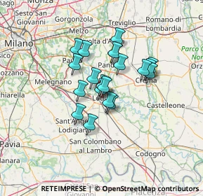 Mappa Via Sottocorno, 26900 Lodi LO, Italia (9.4565)