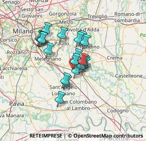 Mappa Località Bottedo, 26900 Lodi LO, Italia (10.008)