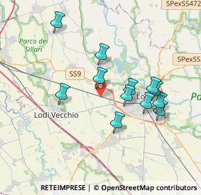 Mappa Località Bottedo, 26900 Lodi LO, Italia (3.35333)
