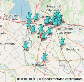 Mappa Via dell'Industria, 37060 Mozzecane VR, Italia (13.0095)