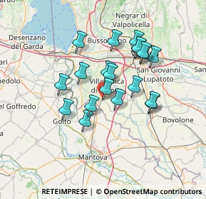 Mappa Via dell'Industria, 37060 Mozzecane VR, Italia (11.653)