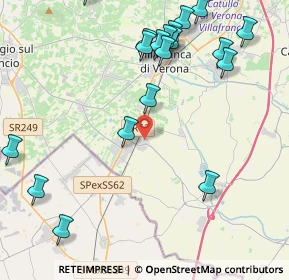 Mappa Via dell'Industria, 37060 Mozzecane VR, Italia (5.3245)