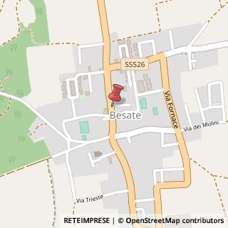 Mappa Via IV Novembre, 16, 20080 Besate, Milano (Lombardia)