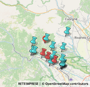 Mappa 10070 Corio TO, Italia (7.1635)