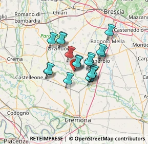 Mappa Via Stoa, 25027 Quinzano d'Oglio BS, Italia (8.91111)
