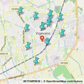 Mappa Via del Carmine, 27029 Vigevano PV, Italia (0.99154)