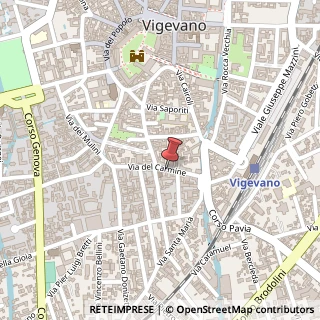Mappa Via del Carmine, 6, 27029 Vigevano, Pavia (Lombardia)