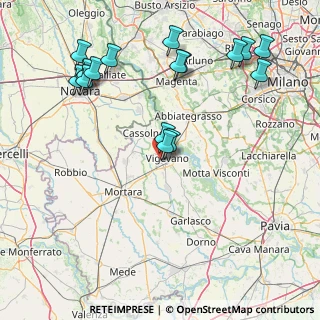 Mappa Via Tre Colombaie, 27029 Vigevano PV, Italia (18.99235)