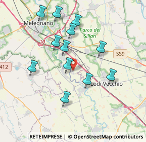 Mappa Via Francesco Acerbi, 20070 San Zenone al Lambro MI, Italia (3.61417)