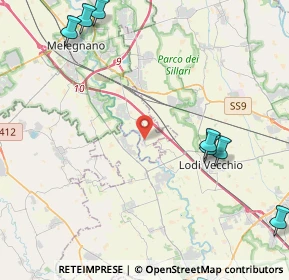 Mappa Via Francesco Acerbi, 20070 San Zenone al Lambro MI, Italia (7.67647)