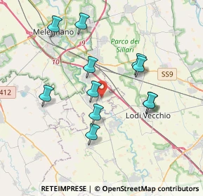 Mappa Via Francesco Acerbi, 20070 San Zenone al Lambro MI, Italia (3.46727)