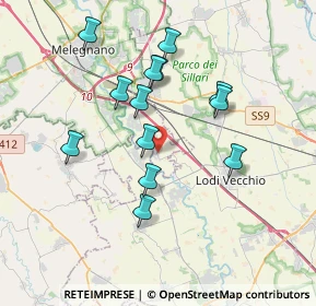 Mappa Via Francesco Acerbi, 20070 San Zenone al Lambro MI, Italia (3.35923)