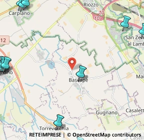 Mappa Via Milano, 27010 Bascapè PV, Italia (3.6235)