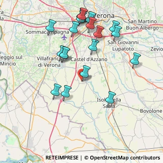 Mappa Via Aldo Moro, 37068 Vigasio VR, Italia (8.865)