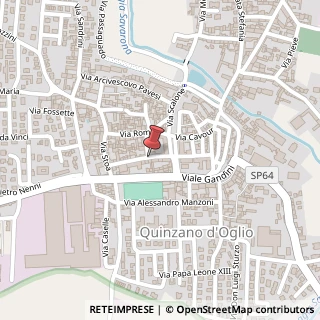 Mappa Via padovani 28, 25027 Quinzano d'Oglio, Brescia (Lombardia)