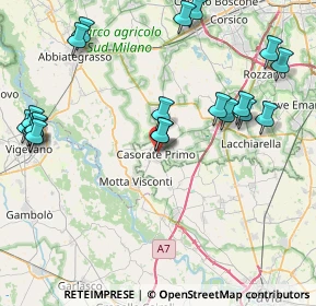 Mappa Piazza Mira Carlo, 27022 Casorate Primo PV, Italia (9.7455)