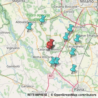 Mappa Piazza Mira Carlo, 27022 Casorate Primo PV, Italia (6.38917)