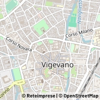 Mapa Vigevano
