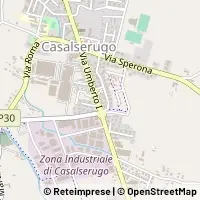 Hartă Casalserugo