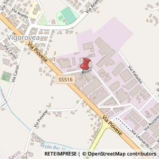 Mappa Via Zona Industriale, 4, 35020 Sant'Angelo di Piove di Sacco, Padova (Veneto)