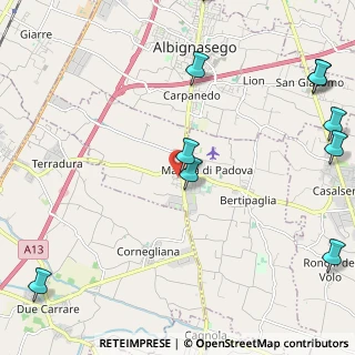 Mappa Piazza del Volontariato, 35020 Maserà di Padova PD, Italia (3.23)